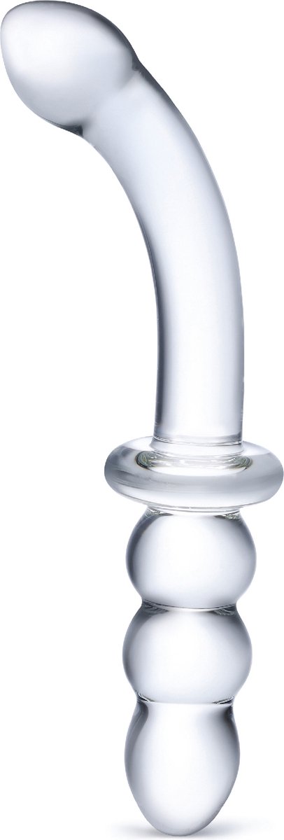 Goedkoopste Glas - Ribbed G-Spot Glass Dildo