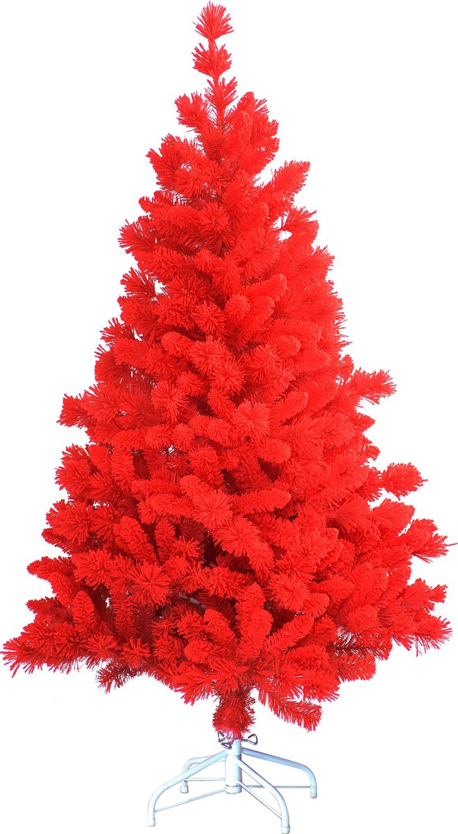 A Perfect Christmas Teddy Kunstkerstboom - Rode sneeuw - 150cm