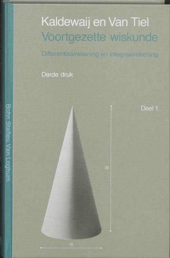 Cover van het boek 'Voortgezette wiskunde / 1 / druk 3' van A. Kaldeweij