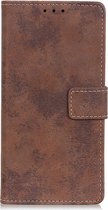 Shop4 - Samsung Galaxy A20e Hoesje - Wallet Case Vintage Bruin