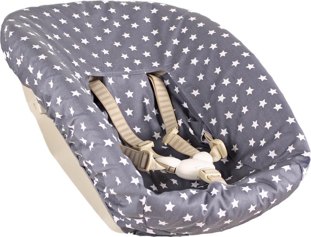 bol.com | Hoes voor newborn set Stokke TrippTrapp - Grijs sterren