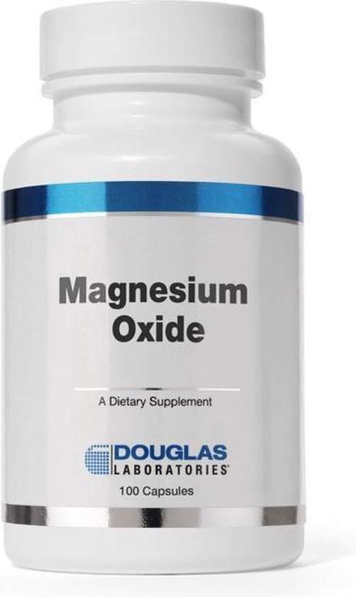 Oppervlakkig heilige Amuseren Magnesiumoxide - 100 Capsules - Douglas laboratories | bol.com