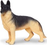 Plastic Duitse Herder speelgoed hond 9 cm