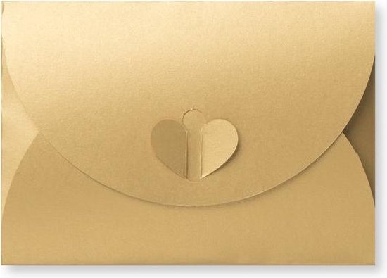 Blozend vos Kluisje Cadeau Envelop 11 x 15,6 cm Metallic Gold, 25 stuks | bol.com