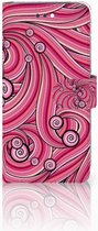 iPhone 7 Plus | 8 Plus Bookcase Hoesje Swirl Pink