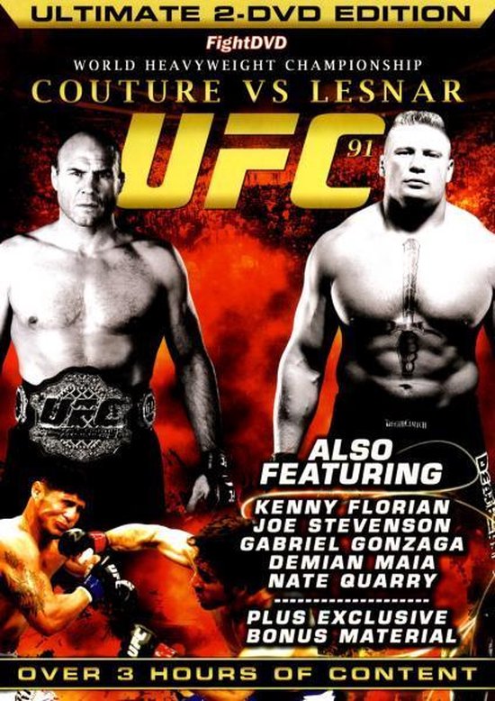 Cover van de film 'UFC 91 Couture vs Lesnar'