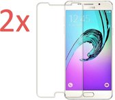 2x Screenprotector geschikt voor Samsung Galaxy A5 (2017) - Tempered Glass Screenprotector Transparant 2.5D 9H (Gehard Glas Screen Protector) - (0.3mm) (Duo Pack)