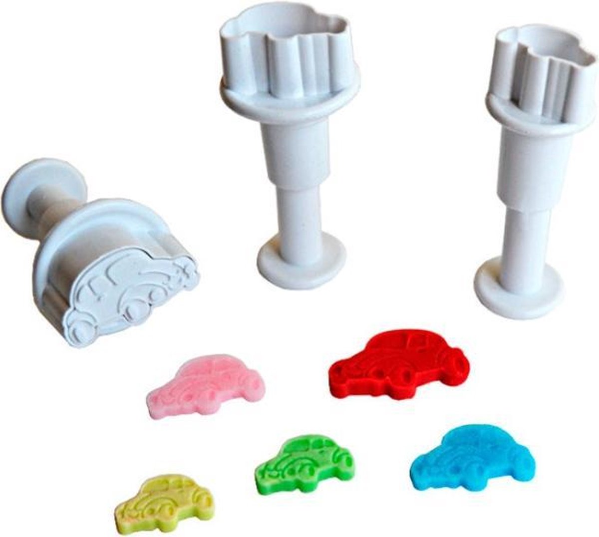 Dekofee Mini Plunger Uitstekers Cars set/3