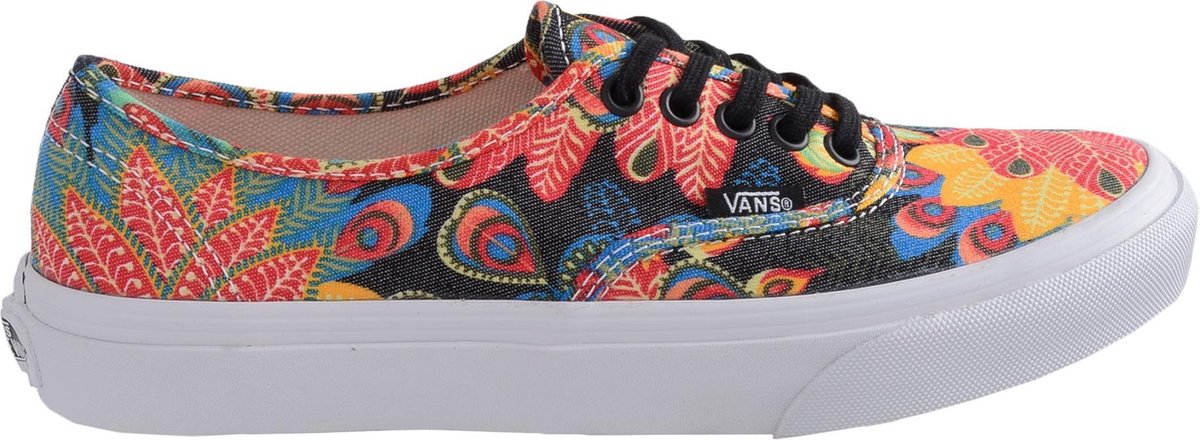 Vans Vans Authentic Slim (Peacock) Sneakers - Maat 35 - Vrouwen -  rood/blauw/zwart | bol.com