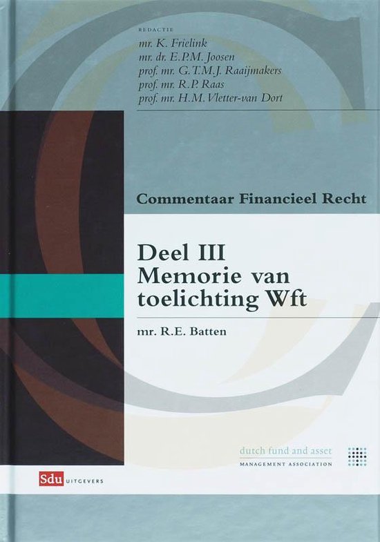 Commentaar Financieel Recht Deel Iii - cover
