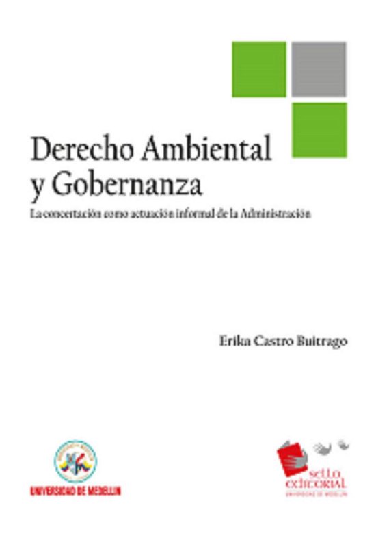 Derecho ambiental y gobernanza : la concertación como actua ... - cover