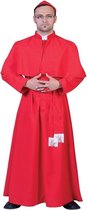 Rood Kardinalen kostuum met solideo M/l