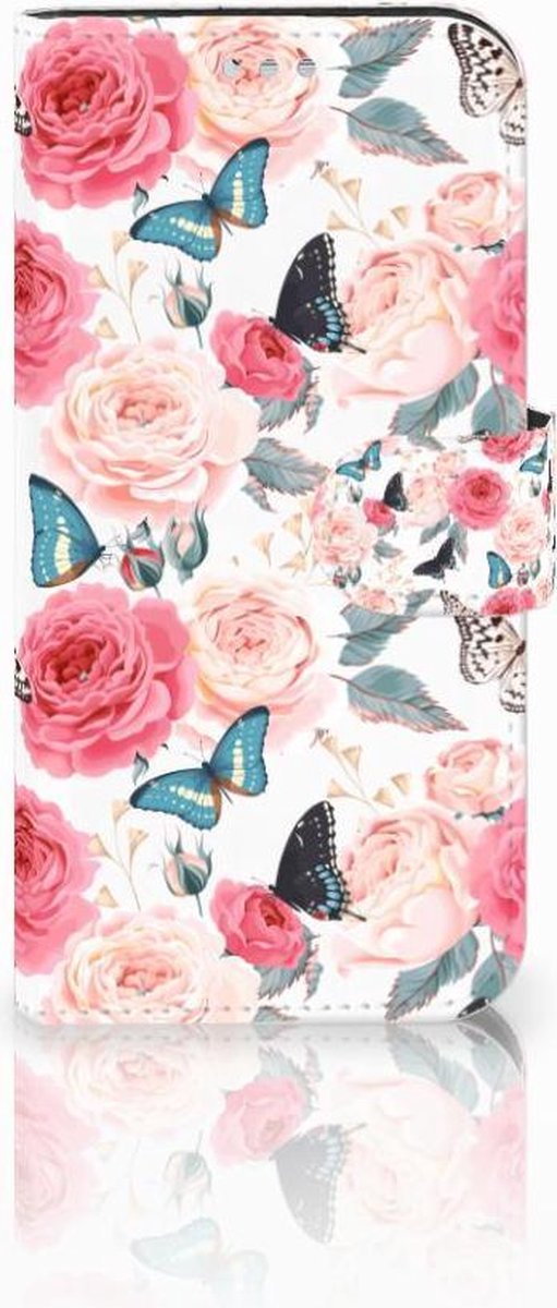 Samsung Galaxy S7 Hoesje Butterfly Roses