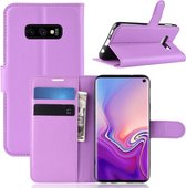 Samsung Galaxy S10e Hoesje - Book Case - Paars