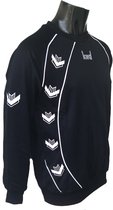 KWD Sweater Pronto - Zwart/wit - Maat XL