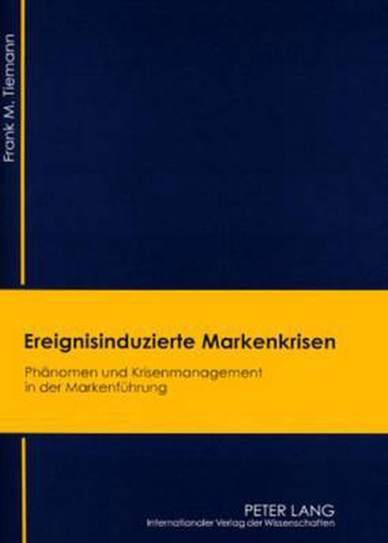 Ereignisinduzierte Markenkrisen - cover