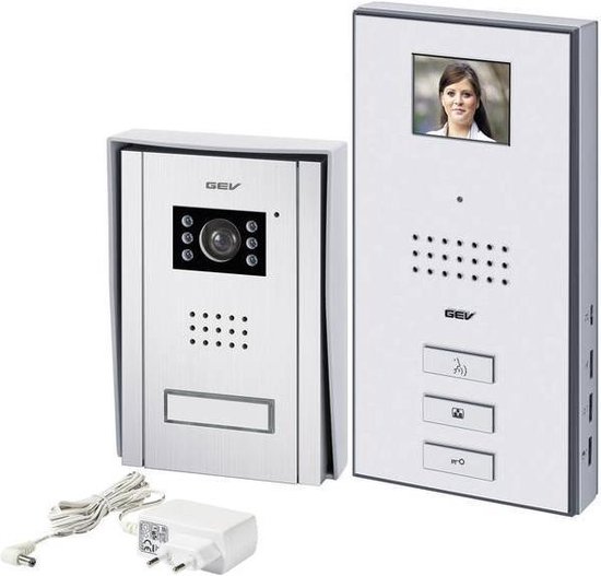 Gaan Installatie kunstmest Kleuren video deur intercom systeem Complete set GEV 086210 | bol.com