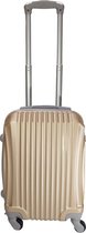 Handbagage koffer 51cm 4 wielen trolley - Champagne