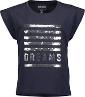 Blue Seven Meisjes T-shirt - donkerblauw - Maat 176