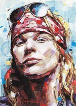 Axl Rose, Guns 'N Roses poster (50x70cm).