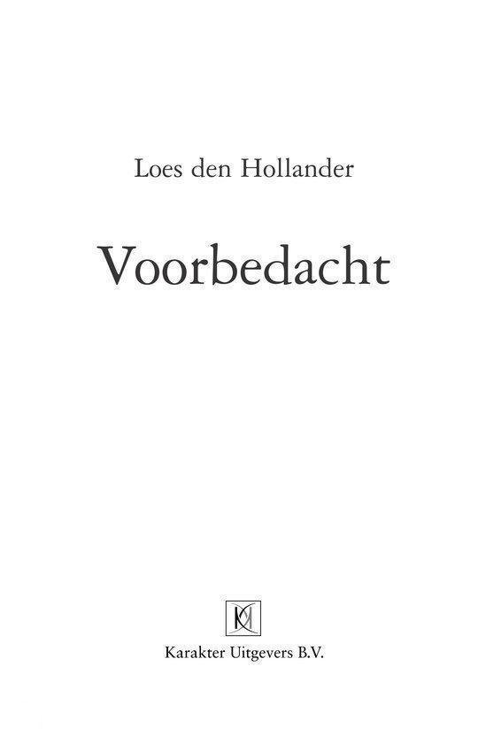 Voorbedacht