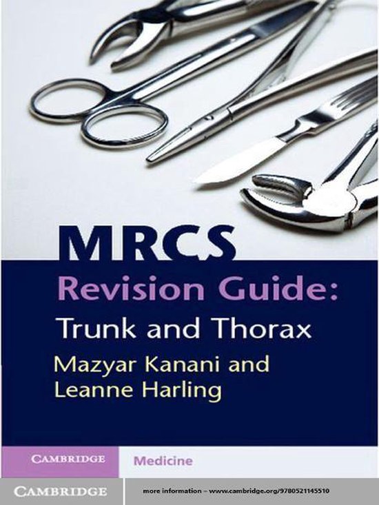MRCS Revision Guide: Trunk and Thorax - cover