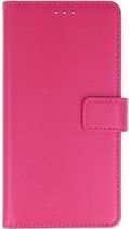 Roze booktype wallet case Hoesje voor Nokia 2