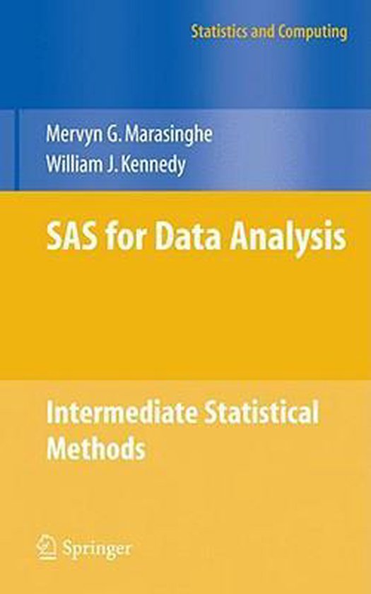Sas for data analysis 9780387773711 mervyn g marasinghe boeken