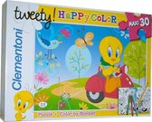 Clementoni - Tweety Happy Color Maxi Puzzel  - 30 Stukjes