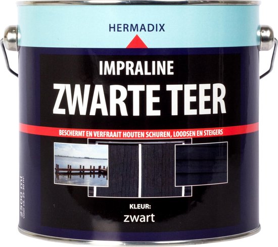 Hermadix Impraline Zwarte Teer - 2,5 liter - Hermadix