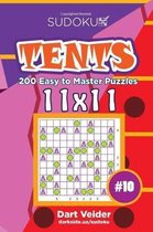 Sudoku Tents - 200 Easy to Master Puzzles 11x11 (Volume 10)