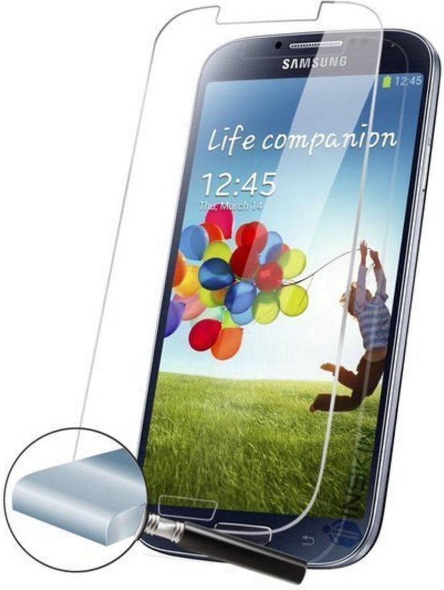 Samsung Galaxy S4 glazen Screen protector Tempered Glass 2.5D 9H (0.3mm)
