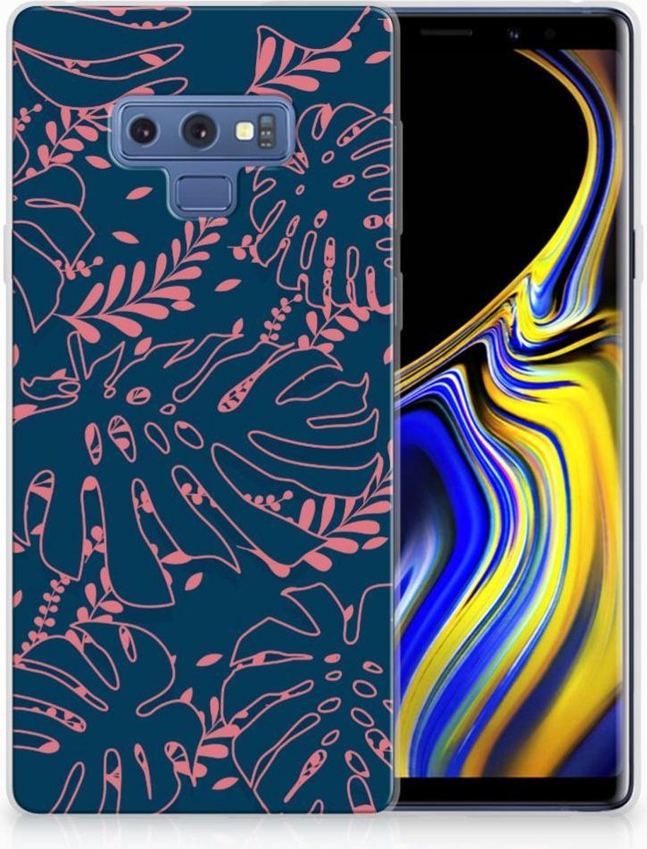 Back Cover voor Samsung Galaxy Note 9 TPU Case Palm Leaves