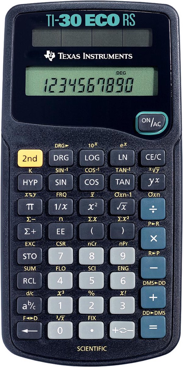 3x Texas wtenschappelijke rekenmachine TI-30 ECO RS