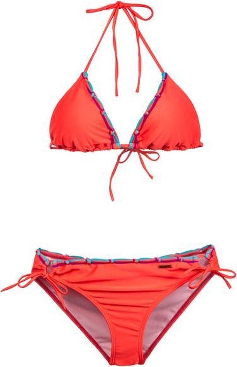 Protest Triangle Bikini Dames TROPICALLY Candy CaneL/40
