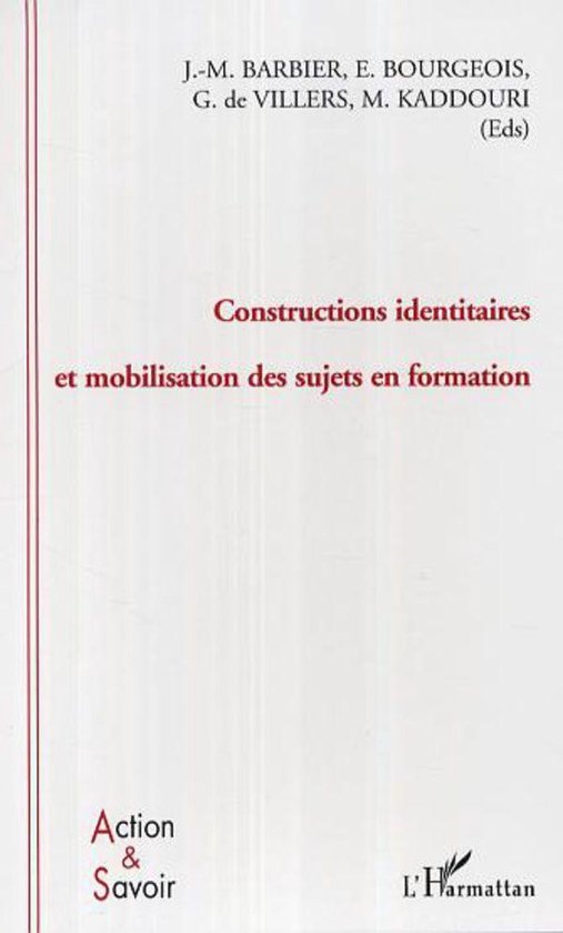 Constructions identitaires et mobilisation des sujets en for ... - cover