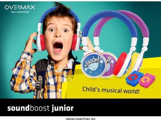 945 maagd rekken Soundboost Junior Headphone met MP3 speler en 8GB MicroSDkaart Blauw |  bol.com
