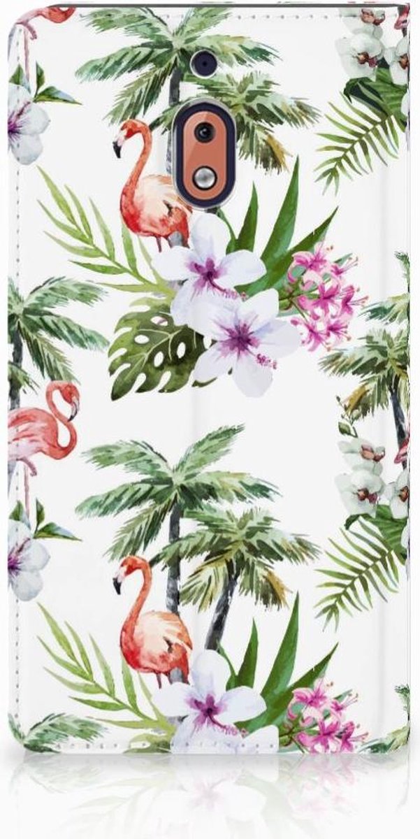 Nokia 2.1 2018 Hoesje maken Flamingo Palms
