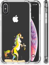 Geschikt voor iPhoneXs | X/10 Back cover Horse Color