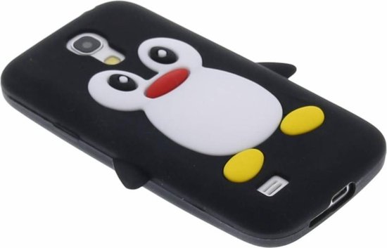 Smartphonehoesjes.nl - Zwart pinguin siliconen hoesje - Samsung Galaxy S4  Mini | bol.com