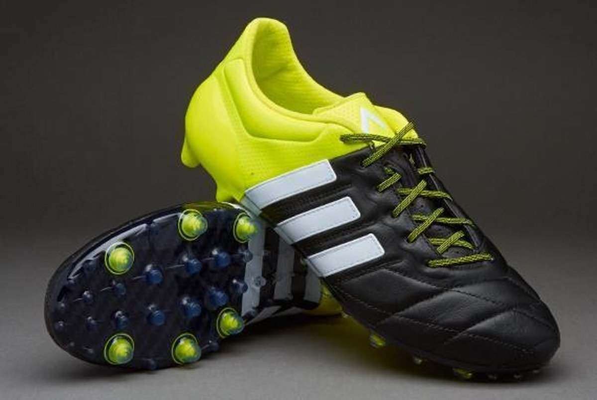Adidas Ace 15.1 FG - Voetvalschoenen - Maat 43 1/3 - Man - Geel / Zwart |  bol.com