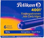 Pelikan 4001 - Korte Inktpatronen - Koningsblauw