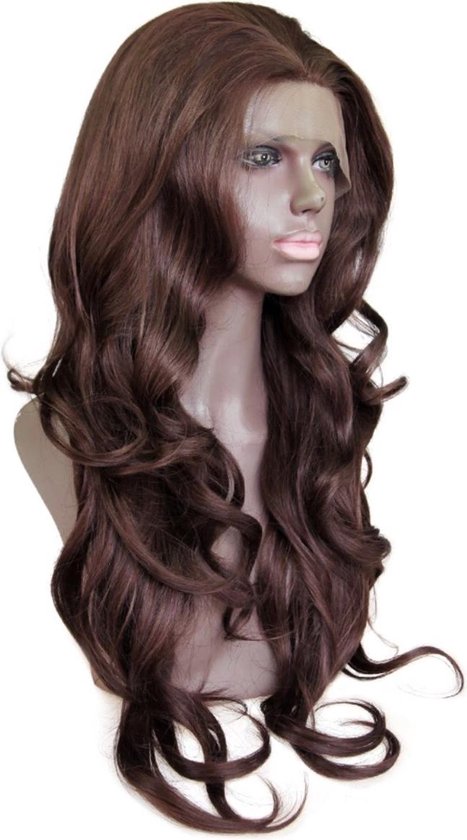 ACTIE Elizabeth pruiken krullend frontlace wig 50cm | bol.com