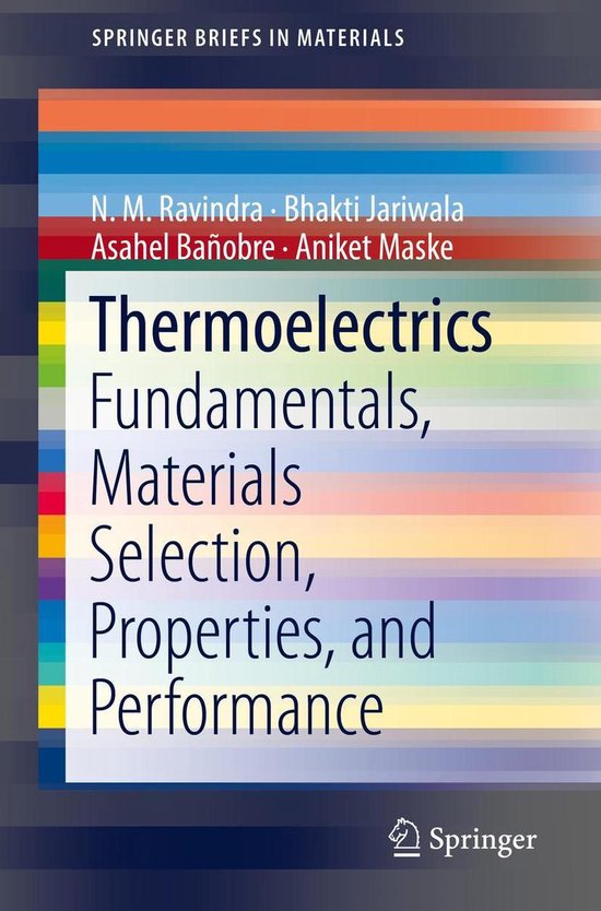SpringerBriefs in Materials - Thermoelectrics - cover