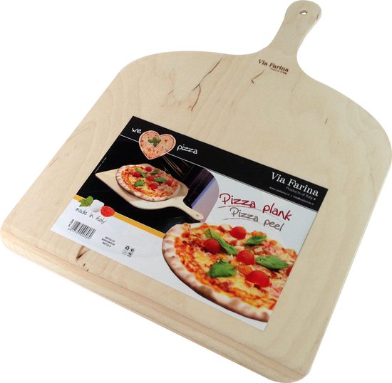 FSC® Houten Pizzaschep voor Pizza's 30 Cm - Pizzaplank met handvat - Pizzaborden - Oven - Bbq