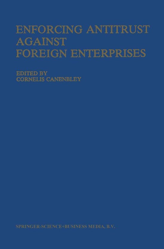 Law and Criminology (R0) - Enforcing Antitrust Against Forei ... - cover