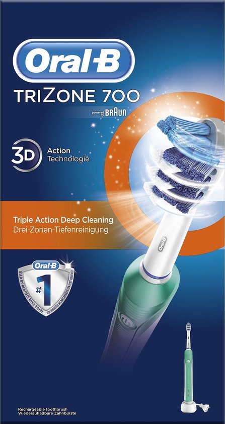 Oral-B TriZone 700 Adulte Brosse à dents rotative oscillante Bleu | bol.com