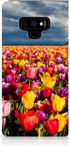 Geschikt voor Samsung Galaxy Note 9 Uniek Standcase Hoesje Tulpen