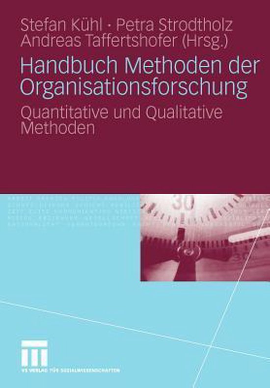 Handbuch Methoden der Organisationsforschung - cover