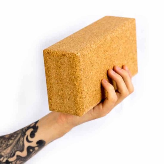 Yoga Prop - steunblok kurk - 23x12x7.5 - Kurk van Sundara Yoga — afbeelding 4